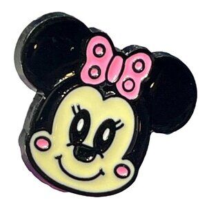 Minnie Mouse Lapel Pin Hair Bow Badge Brooch Accessories Jewelry Gift Enamel Pin